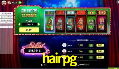 Descubra o Mundo do Cassino Online com hairpg